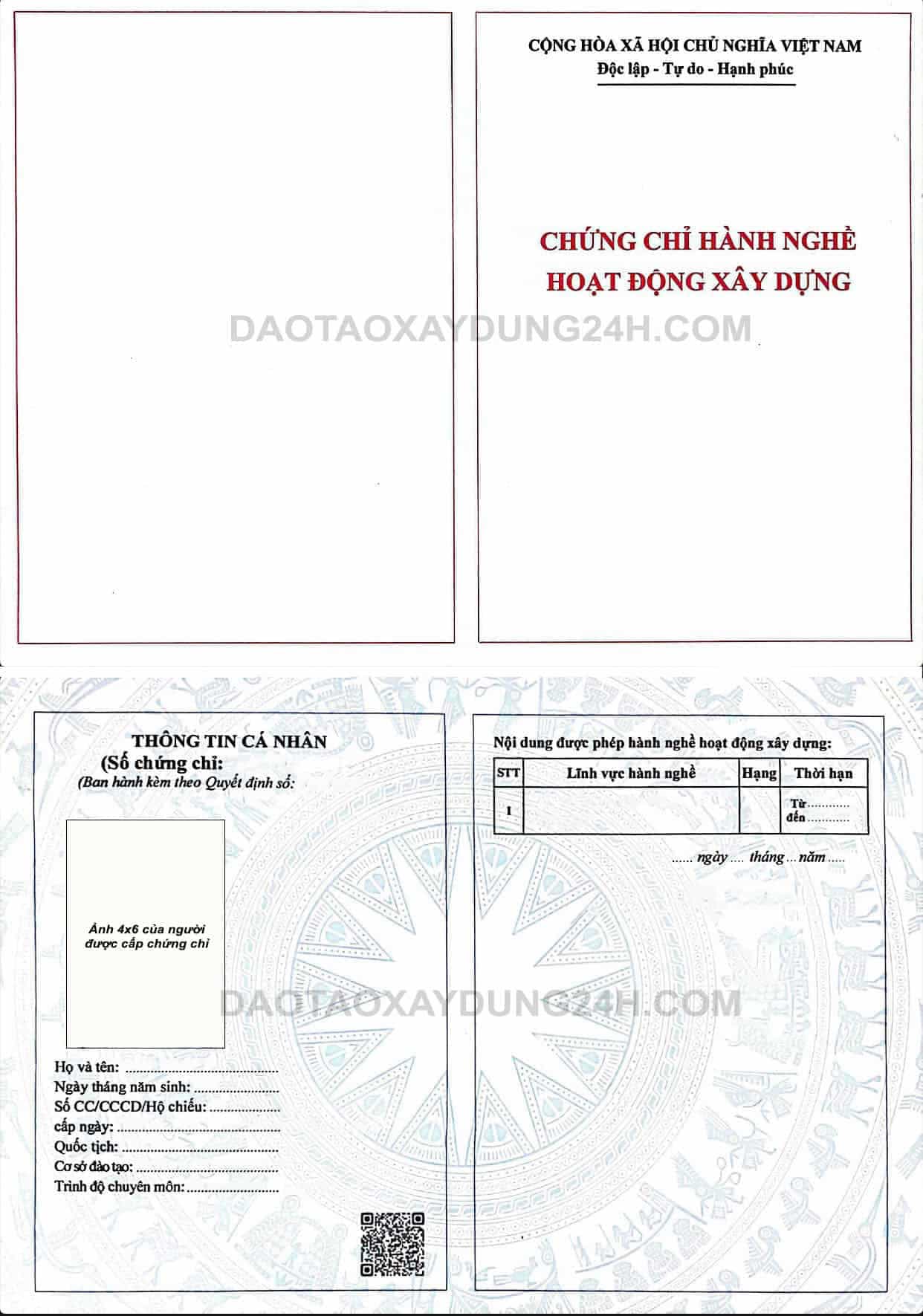 chứng chỉ hành nghề giám sát