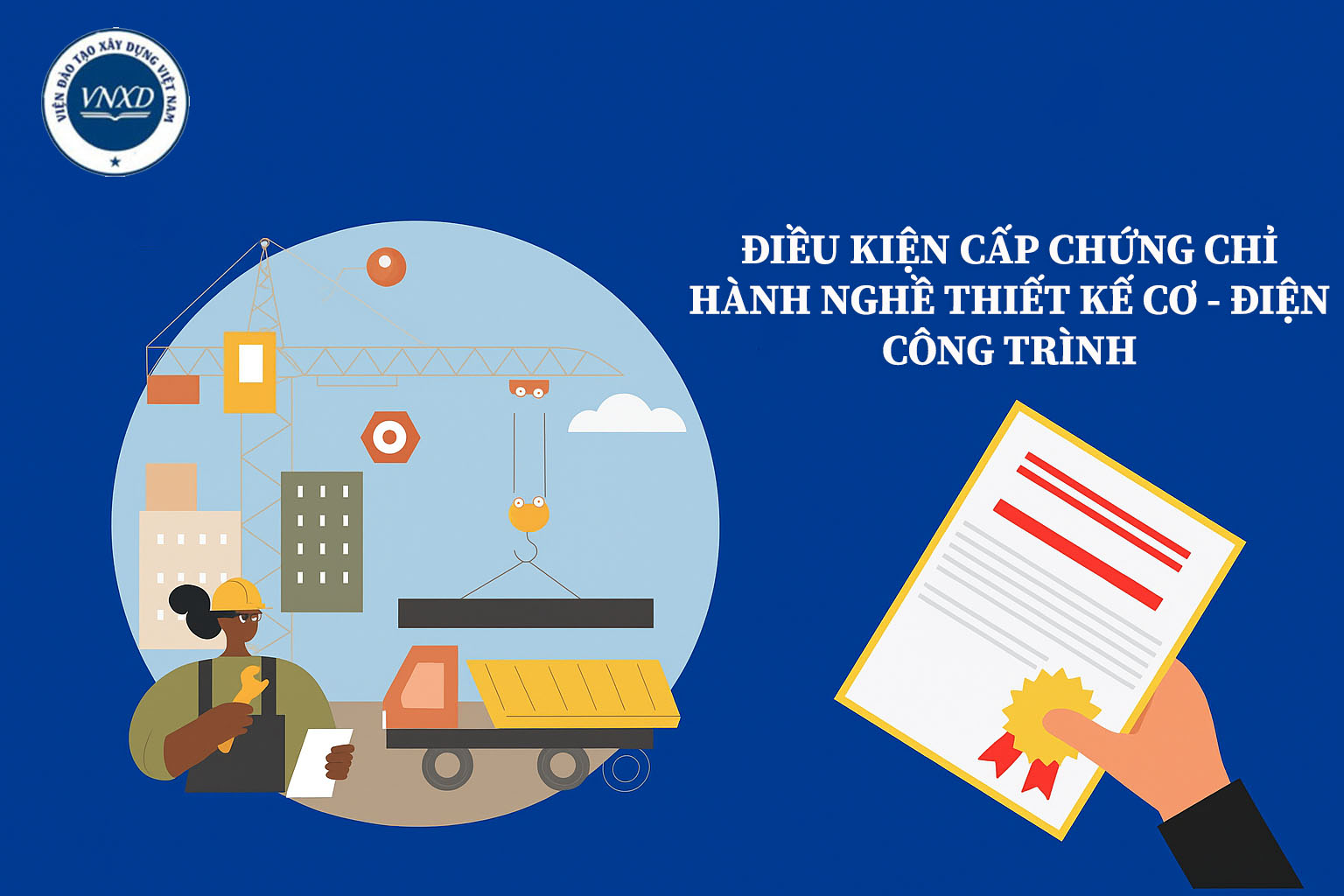chứng chỉ hành nghề thiết kế cơ điện công trình