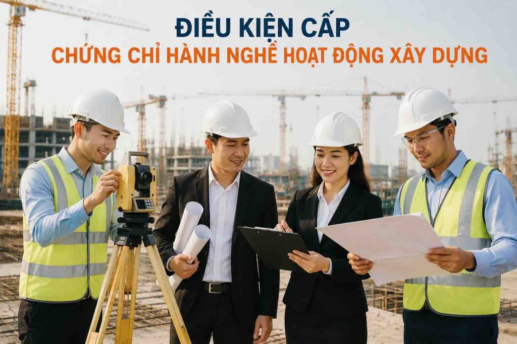điều kiện cấp chứng chỉ hành nghề xây dựng
